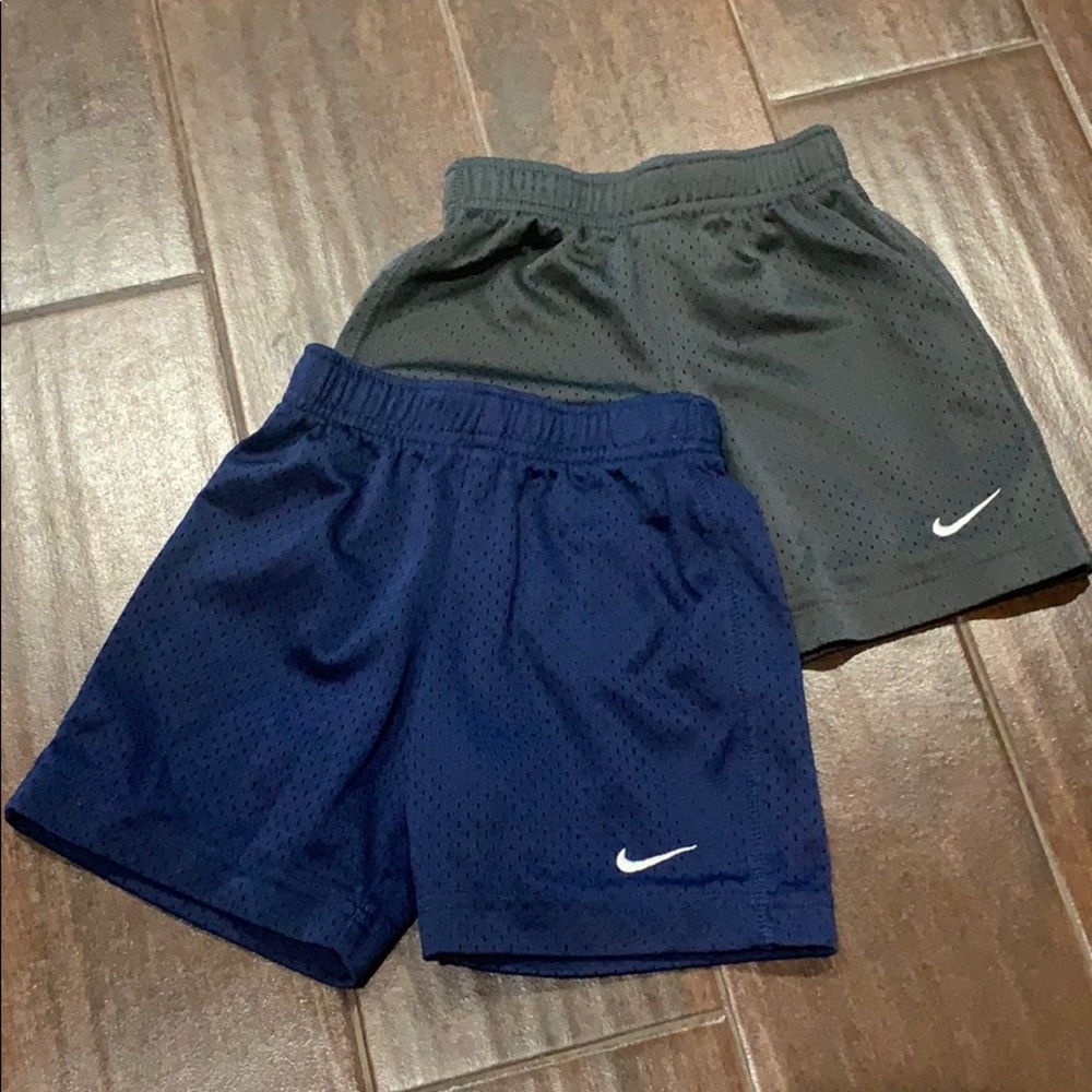 Two pair of boys Nike Shorts